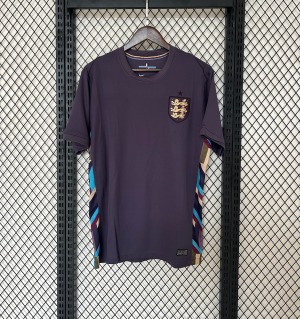 Fotbollströja England 2024/25 Svart Hemma