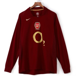 Arsenal Hemmatröja 2005-2006 Långa Ärmar Retro