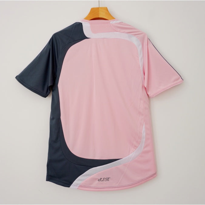 Fotbollströja Benfica 2007-2008 Rosa Retro