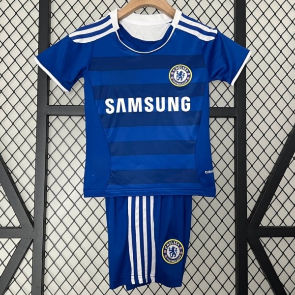 Fotbollströja Chelsea Hemmatröja 2011-2012 Barn Retro