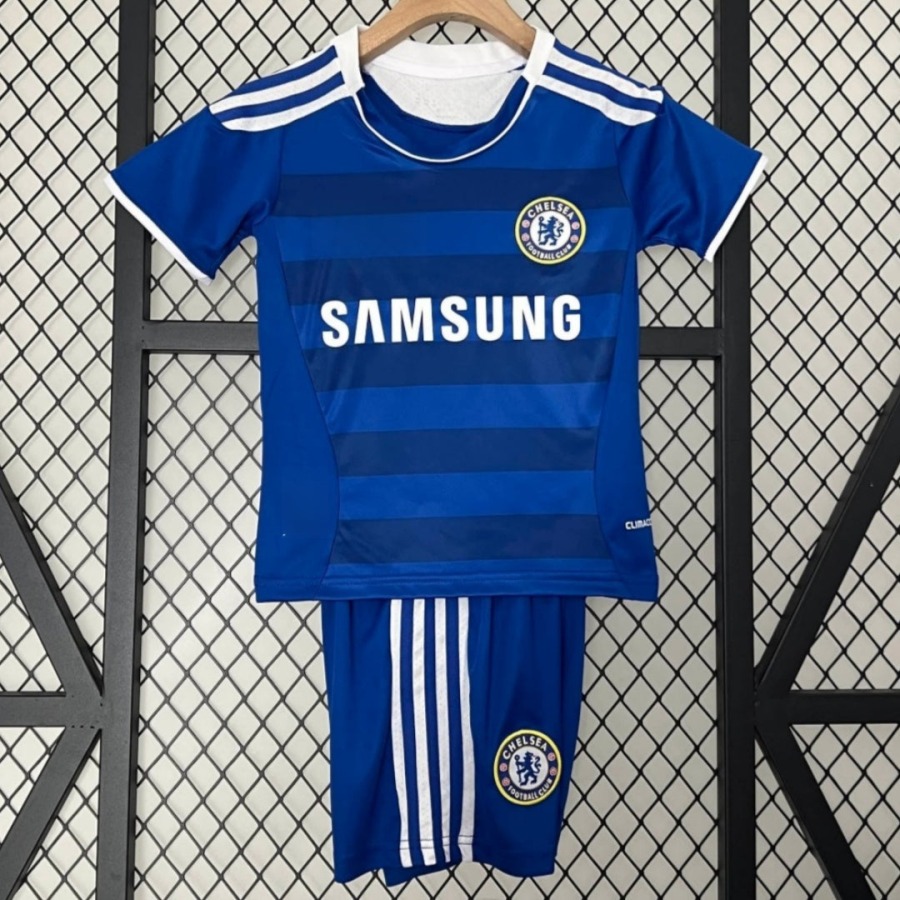 Fotbollströja Chelsea Hemmatröja 2011-2012 Barn Retro