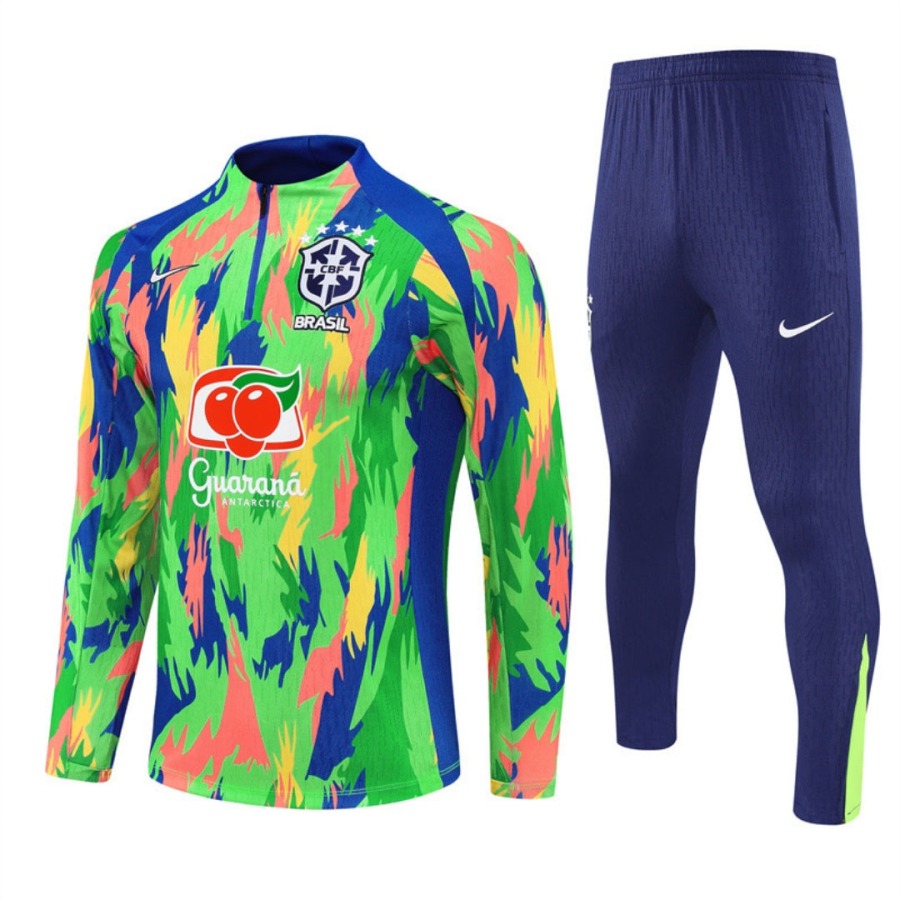 Fotbollströja Brasilien 2025/26 Grön Premium Edition