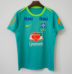 Brasilien Träningströja Grön 2004 Retro
