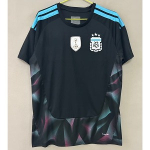 Fotbollströja Argentina 24/25 Svart Premium Edition