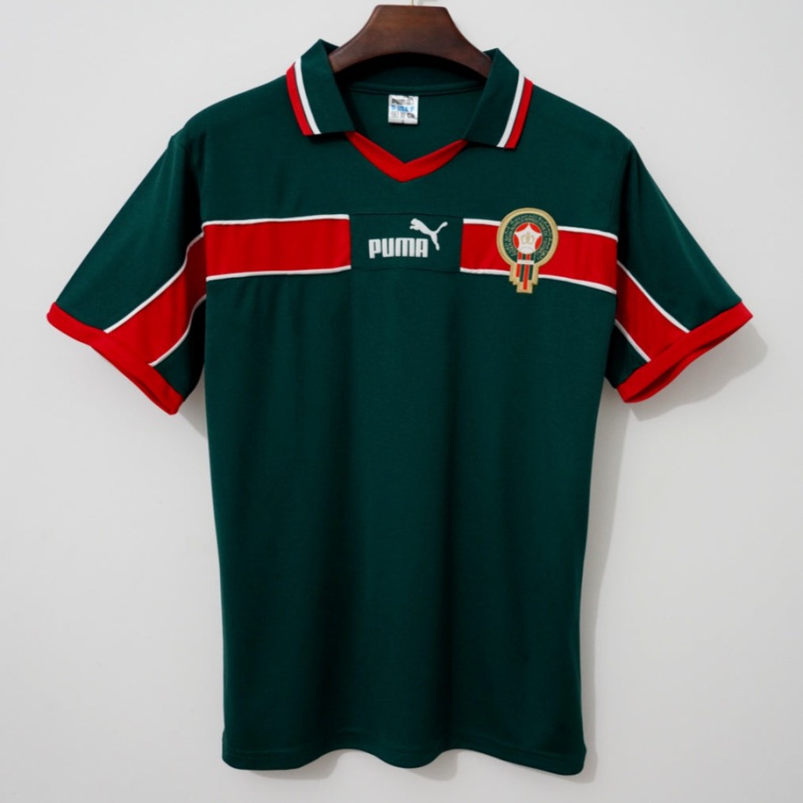 b6c7954edcd078fa107b66dbb5dbe32d.jpg Fotbollströja Marocko Hemma 1998 Retro