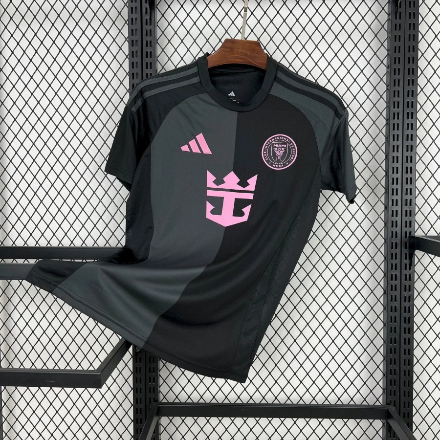 Fotbollströja Inter Miami svart säsongen 2025-2026
