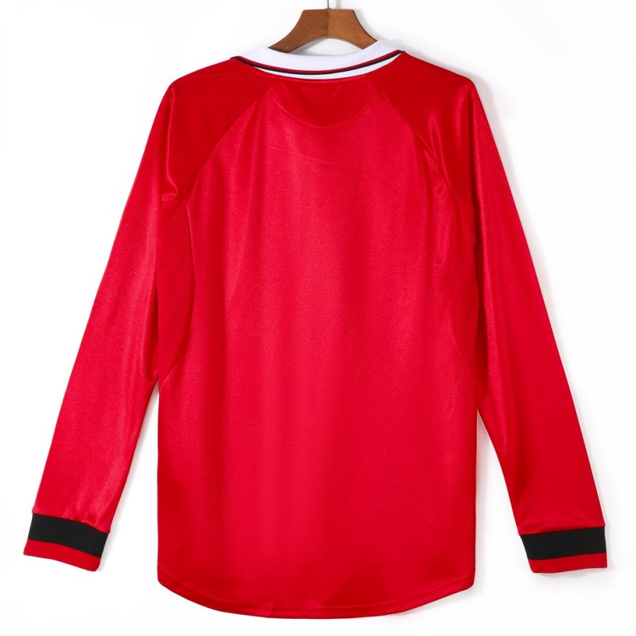 Fotbollströja Manchester United Hemma 1999-2000 Långa Ärmar