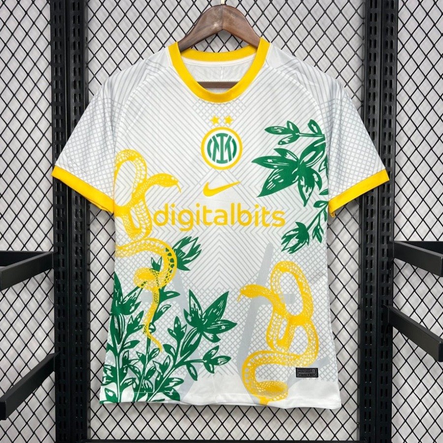 Fotbollströja Inter Milan 24/25 Vit Special Orm