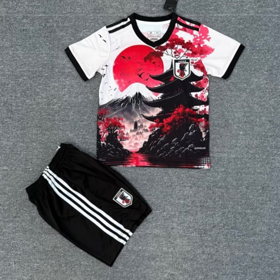 Japans Fotbollströja 25/26 Special Edition Röd Barn