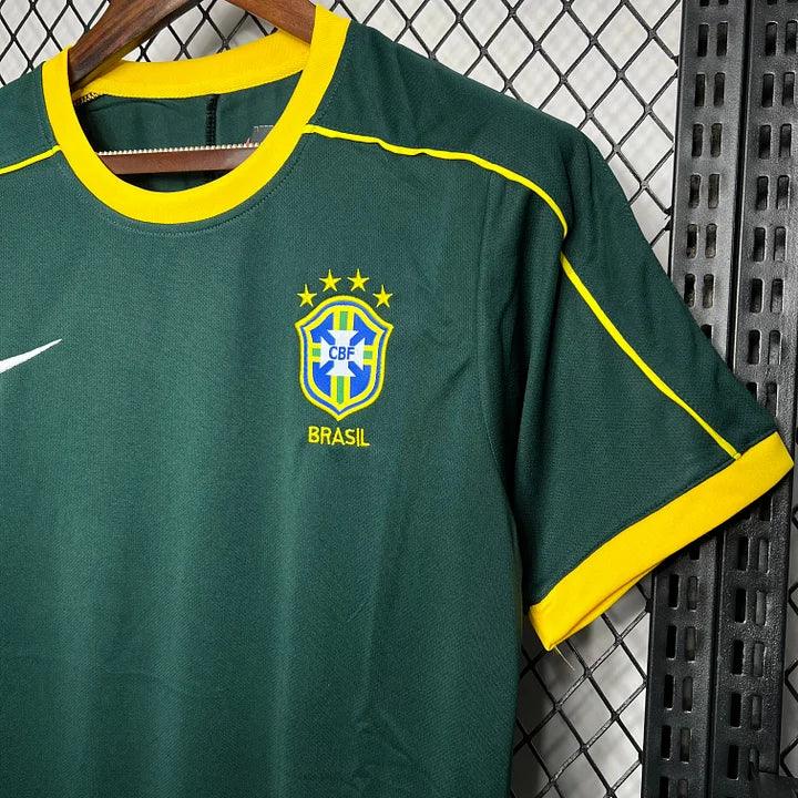 Fotbollströja Brasilien Retro 1998