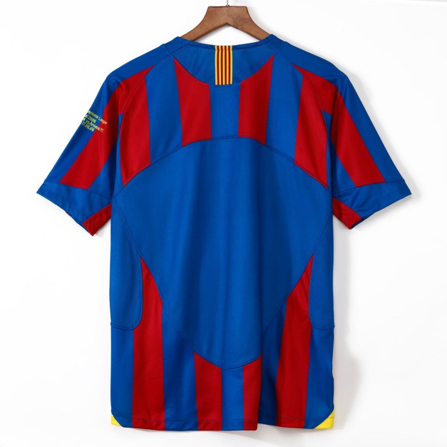 Fotbollströja Barcelona Hemma 2005-2006 Retro
