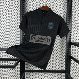 Liverpool 1995 Retro Black Premium Fotbollströja