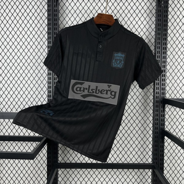 Fotbollströja Liverpool 1995 Retro Black Premium