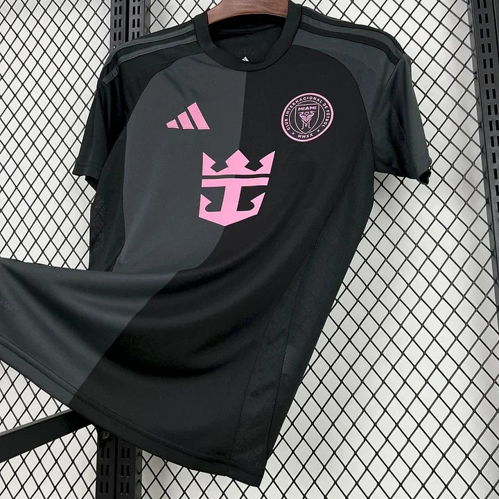Fotbollströja Inter Miami svart säsongen 2025-2026