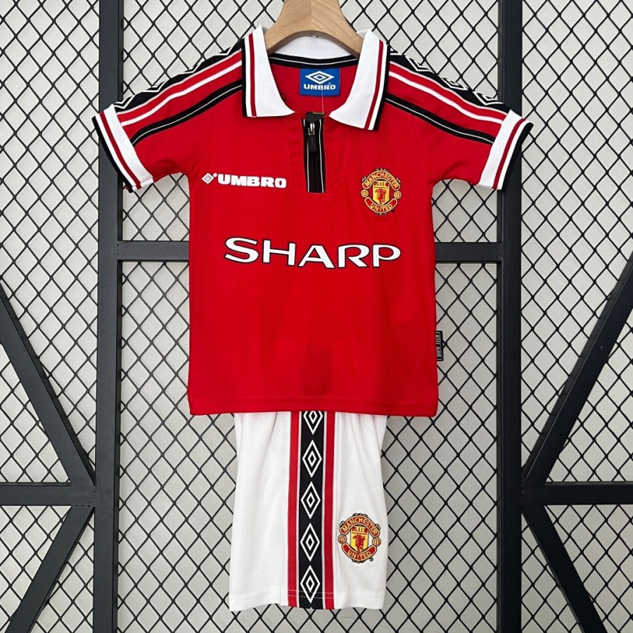Fotbollströja Manchester United Barn 1998-1999 Retro