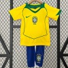 Fotbollströja Brasilien Barn Retro 2004