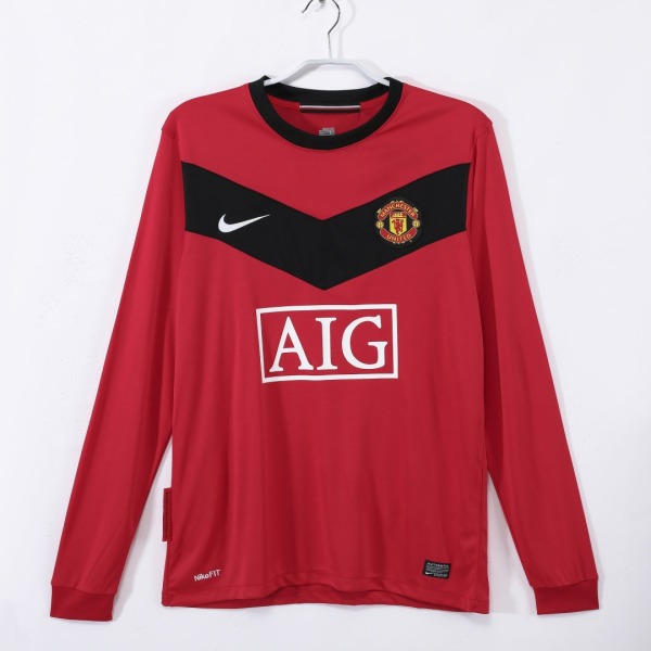 Fotbollströja Manchester United Hemma 2010 Långa Ärmar