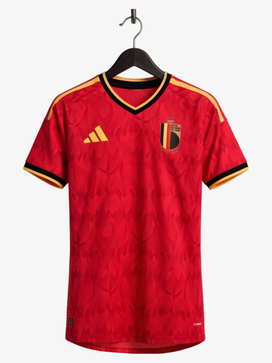 maillot-belgique-domicile-2026 studio v12 Fotbollströja Belgien Hemma 2026