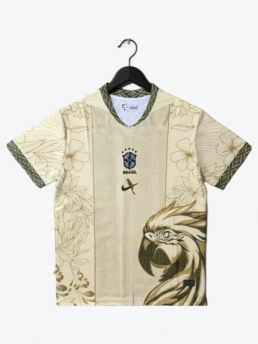 maillot-bresil-concept-gold-2025-2026 studio v12 Fotbollströja Brasilien Concept Gold 2025-2026