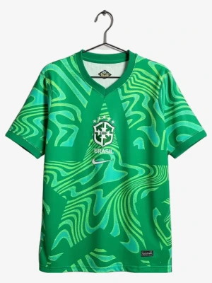 Fotbollströja Brasilien Målvakt 2026 - Grön Premium