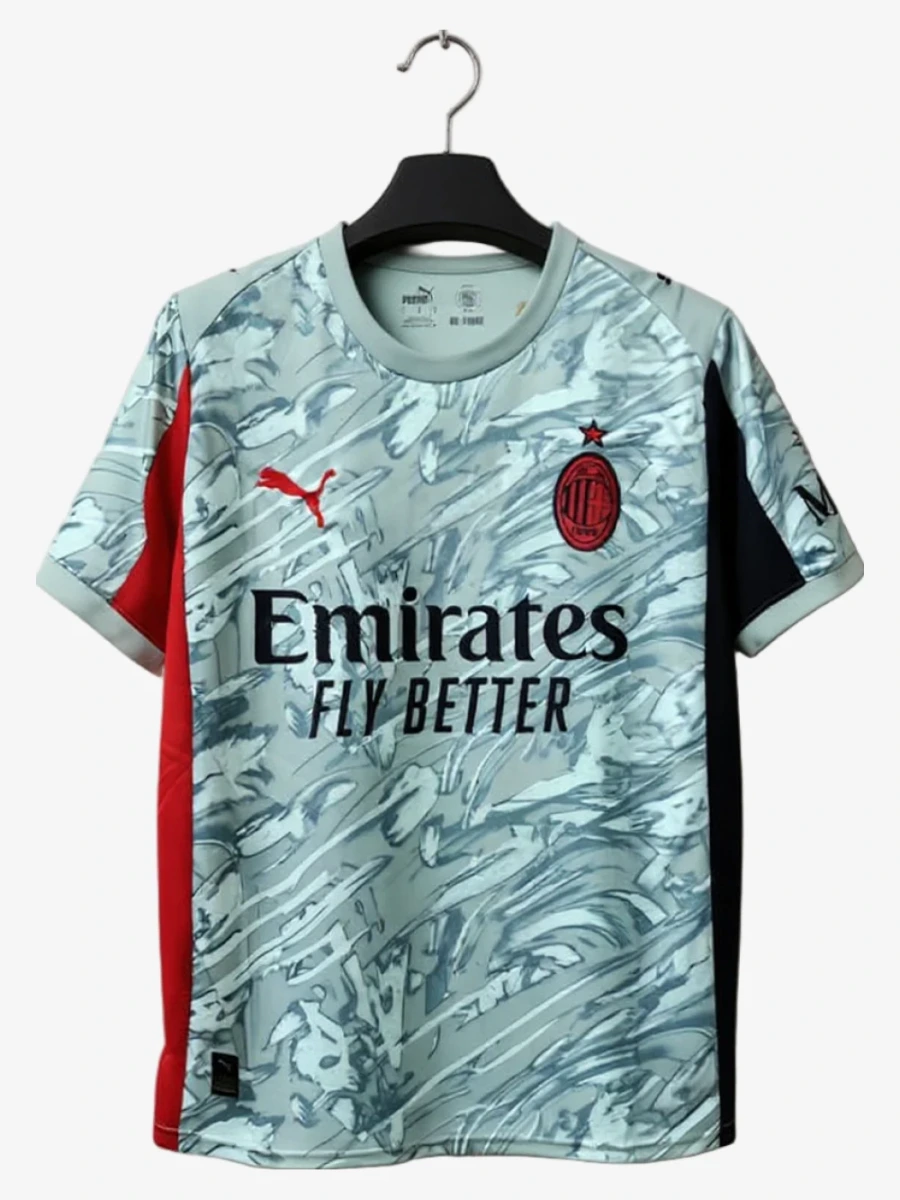 Fotbollströja Concept AC Milan Edition Borta Grå 2025-2026