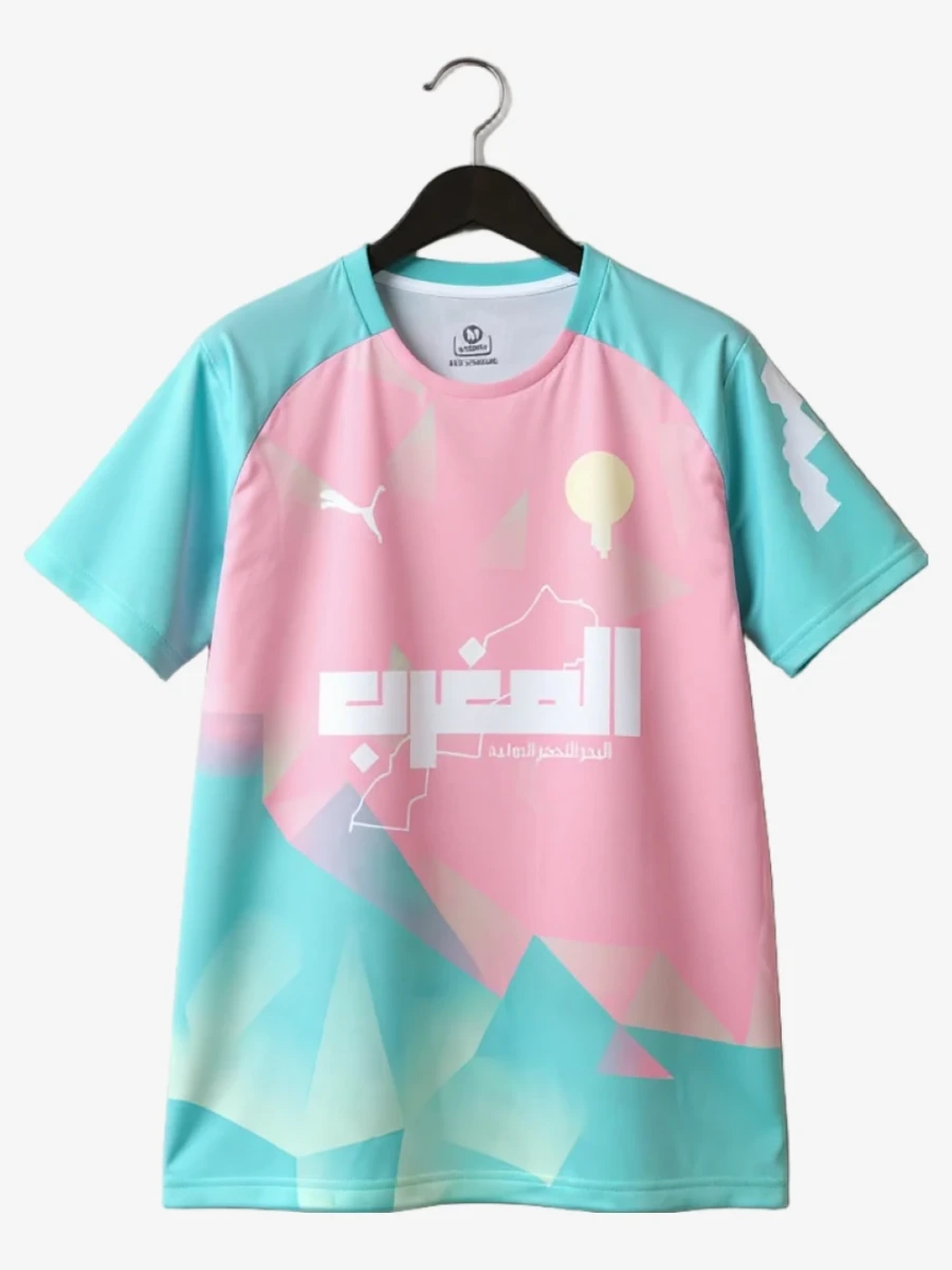 Fotbollströja Concept Marocko Edition Rosa Blå 2025-2026