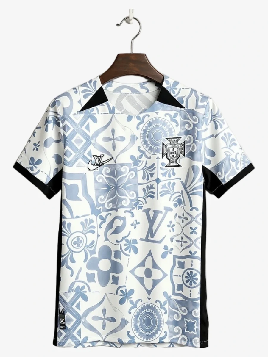 Fotbollströja Concept Portugal Utgåva Louis Vuitton 2024-2025