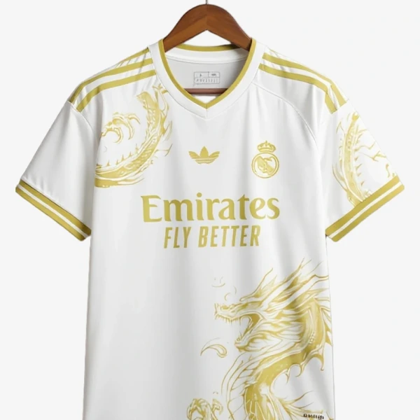 Fotbollströja Concept Real Madrid Special Edition Dragon Guld 2024-2025
