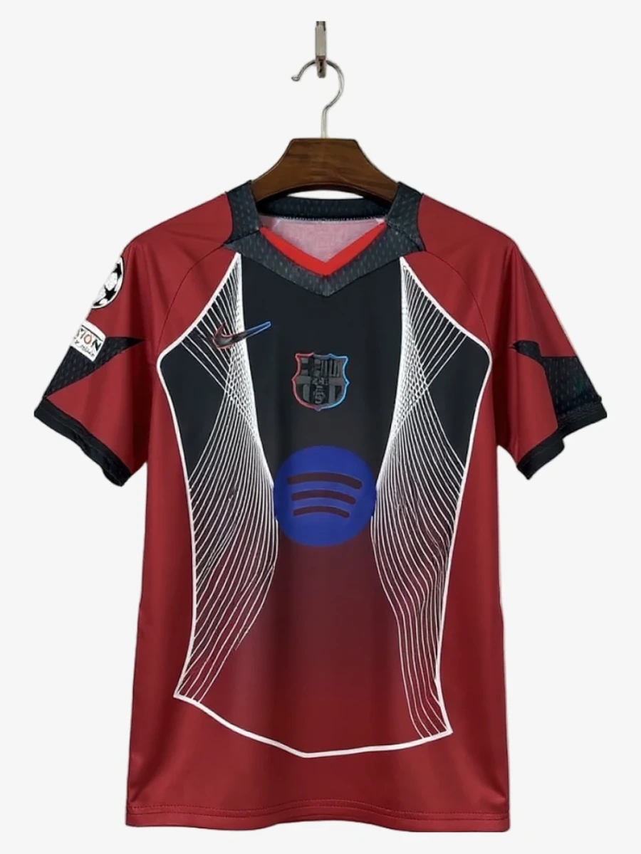 Fotbollströja FC Barcelona Concept Röd 2025-2026