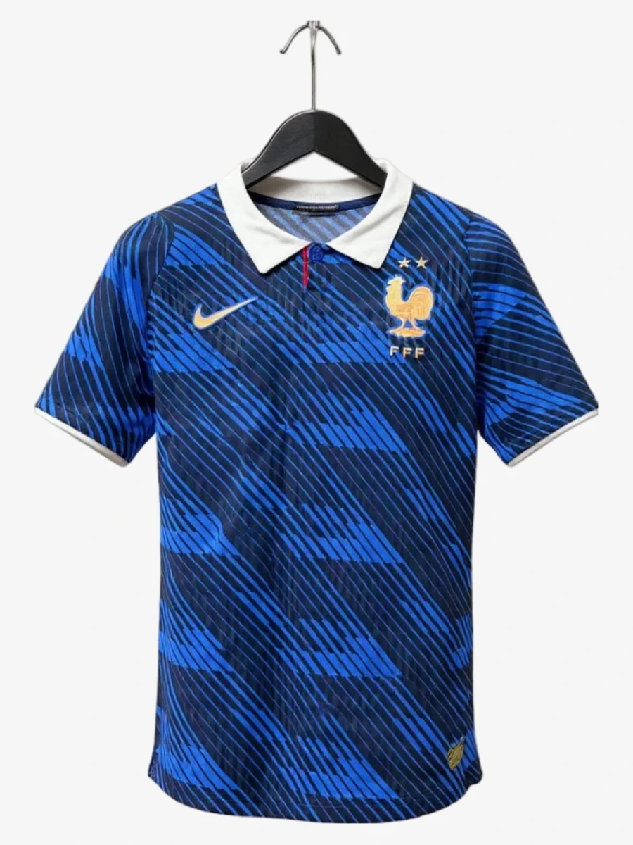 maillot-france-2026-domicile-manches-longues studio v12 Fotbollströja Frankrike 2026 Hemma Långa Ärmar