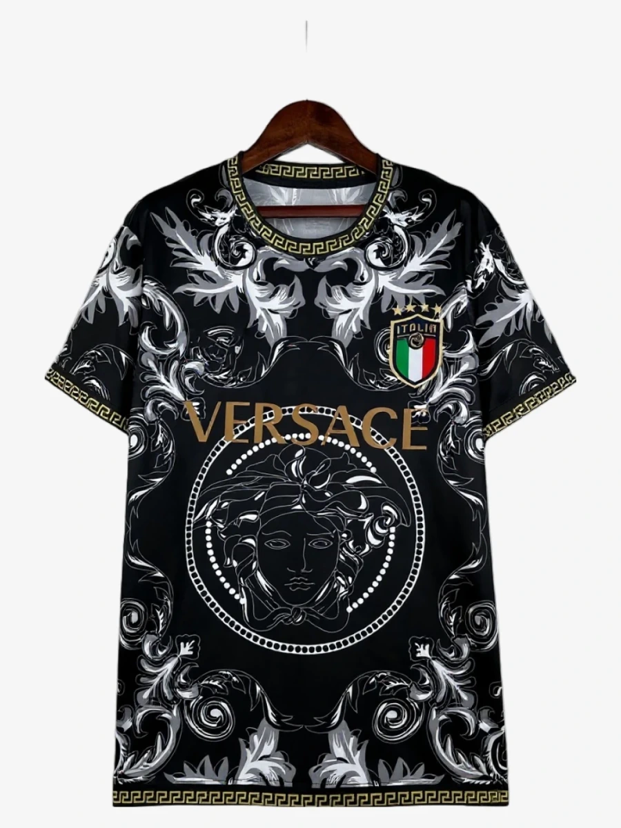 Maillot Italie Concept Noir Doré 2023 2024