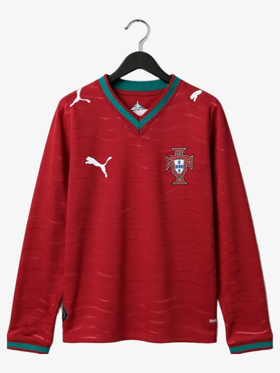 Långärmad Fotbollströja Portugal Hemma 2026