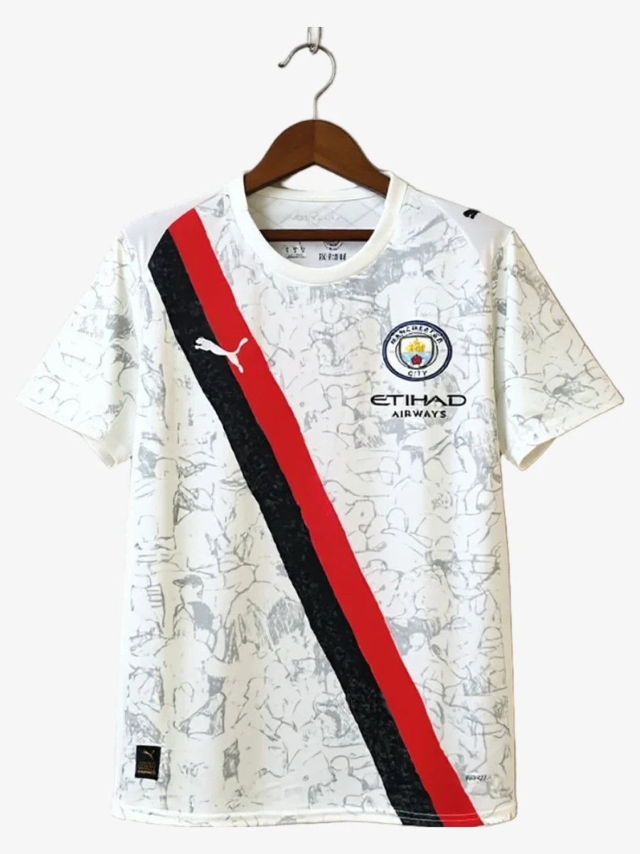 maillot-manchester-city-exterieur-2025-2026 studio v12 Fotbollströja Manchester City Borta 2025-2026