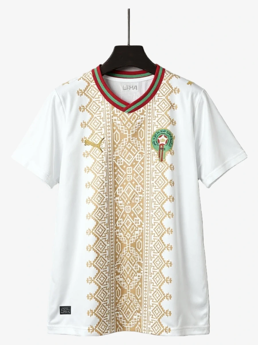 Maillot Maroc Blanc Extérieur Coupe du Monde 2026