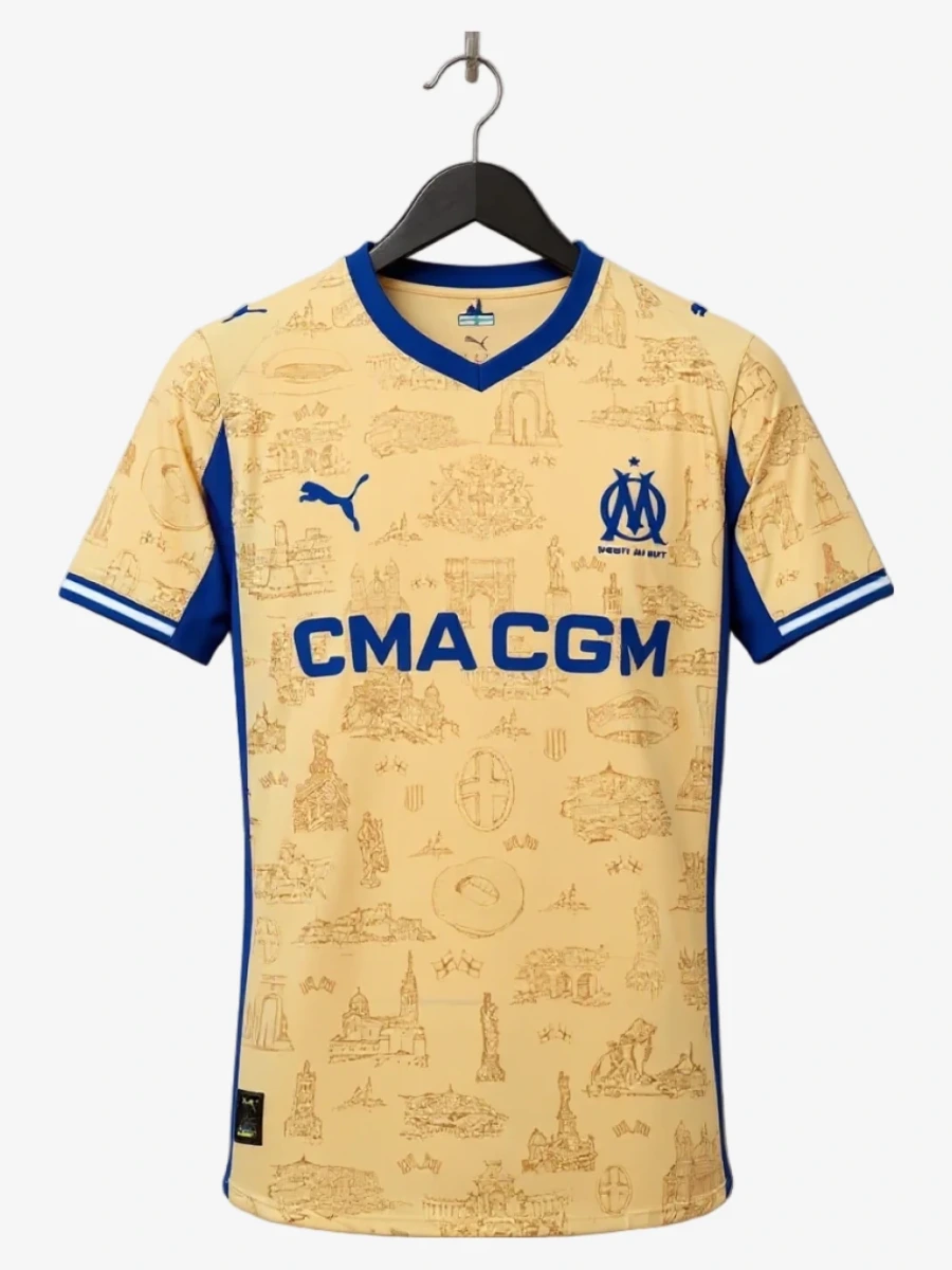 maillot-om-fourth-2025-2026 studio v12 Fotbollströja OM Fourth 2025-2026