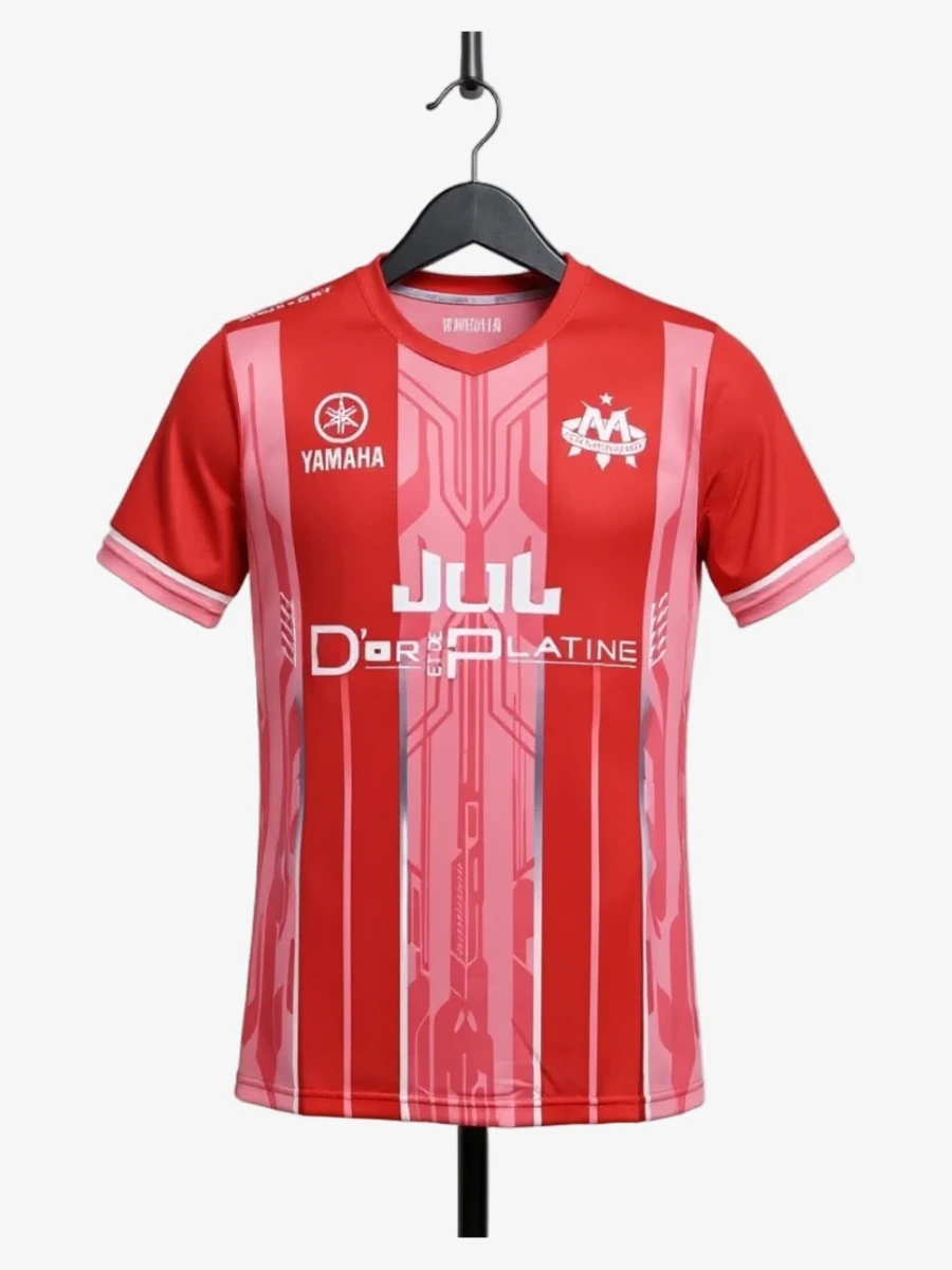 Fotbollströja OM X Jul Röd 2025-2026