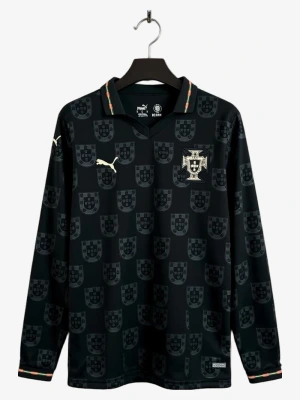 Långärmad Fotbollströja Portugal Special Edition Eusébio 2025-2026