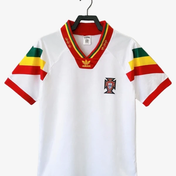 Fotbollströja Portugal Bortatröja 1992