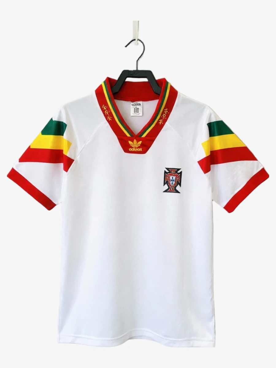 Fotbollströja Portugal Bortatröja 1992