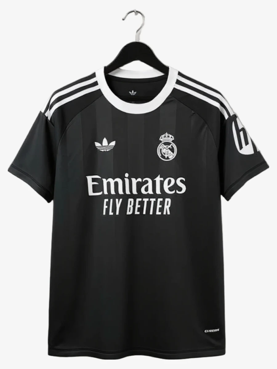Fotbollströja Real Madrid Edition Målvakt Svart 2025-2026
