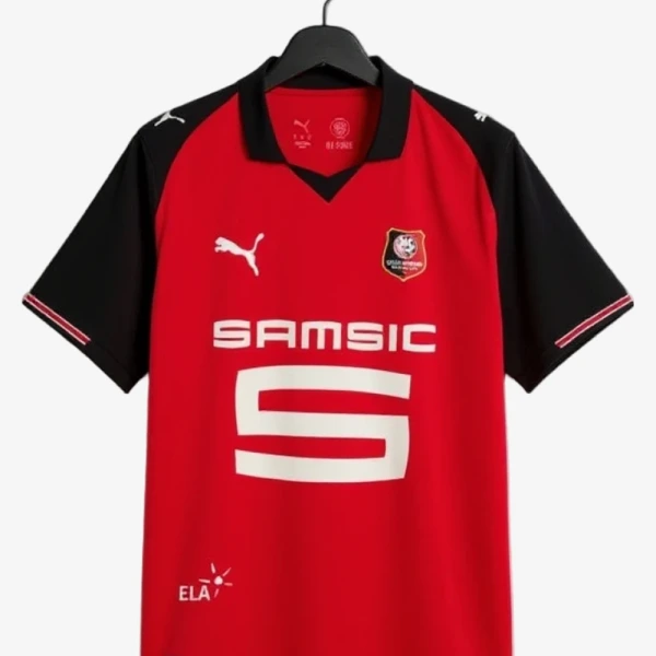 Fotbollströja Rennes Hemmatröja 2025-2026