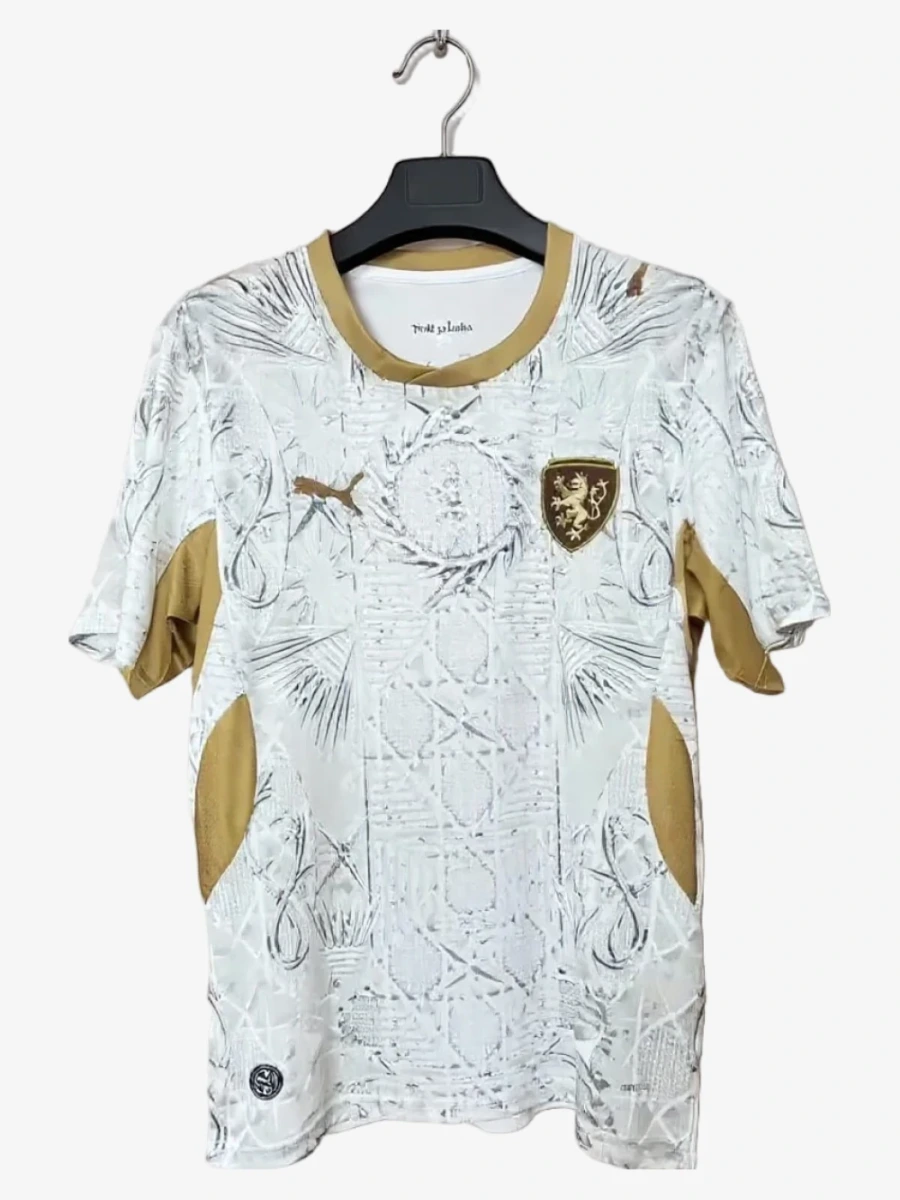 maillot-republique-tcheque-exterieur-2026 studio v12 Fotbollströja Tjeckien Bortatröja 2026