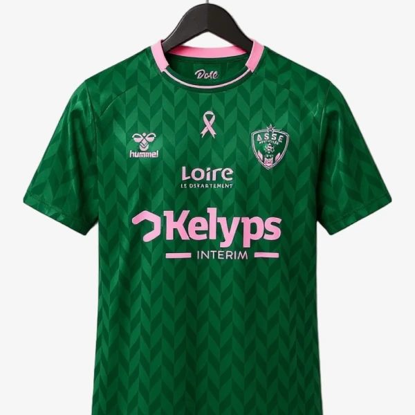 Fotbollströja Saint-Étienne Oktober Rosa 2025-2026